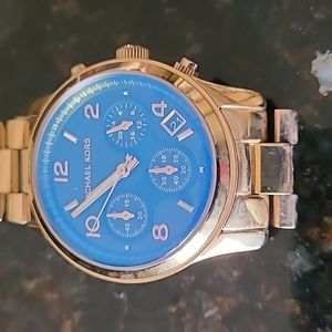 New! W/out tag Michael Kors blue watch face